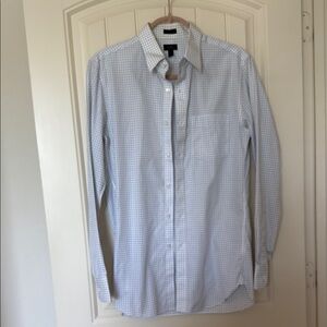 J. Crew Blue Dress Shirt Classic Button-Down